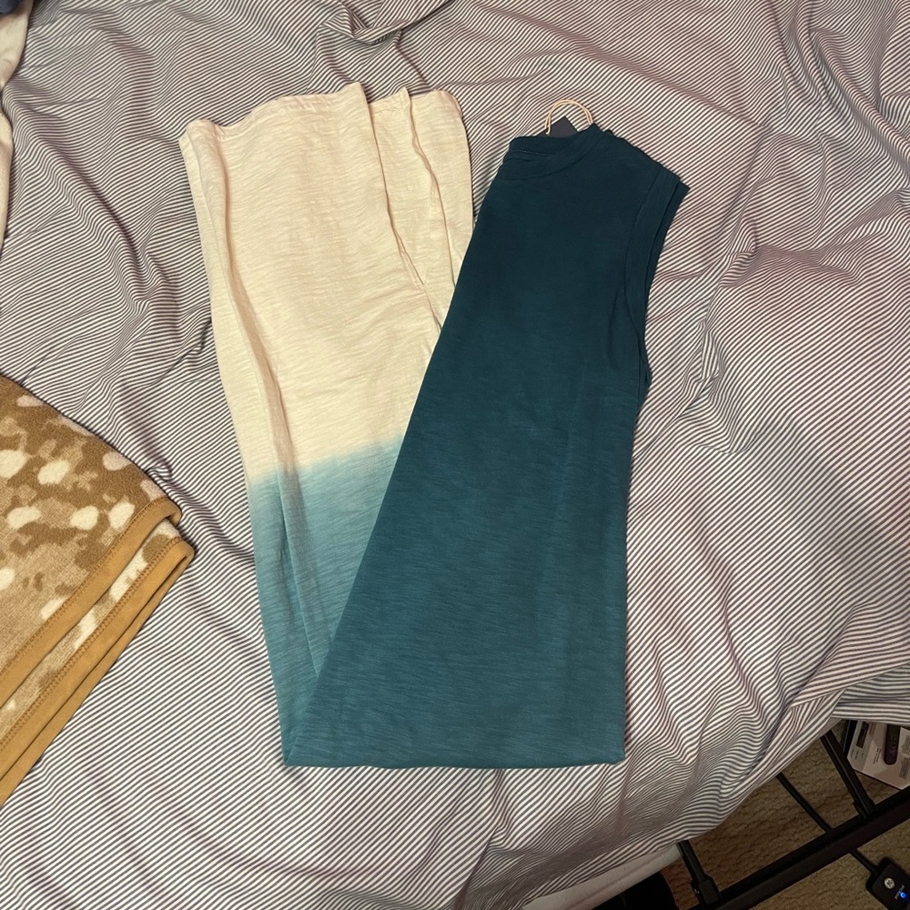 NWT summer maxi dress with slits at bottom